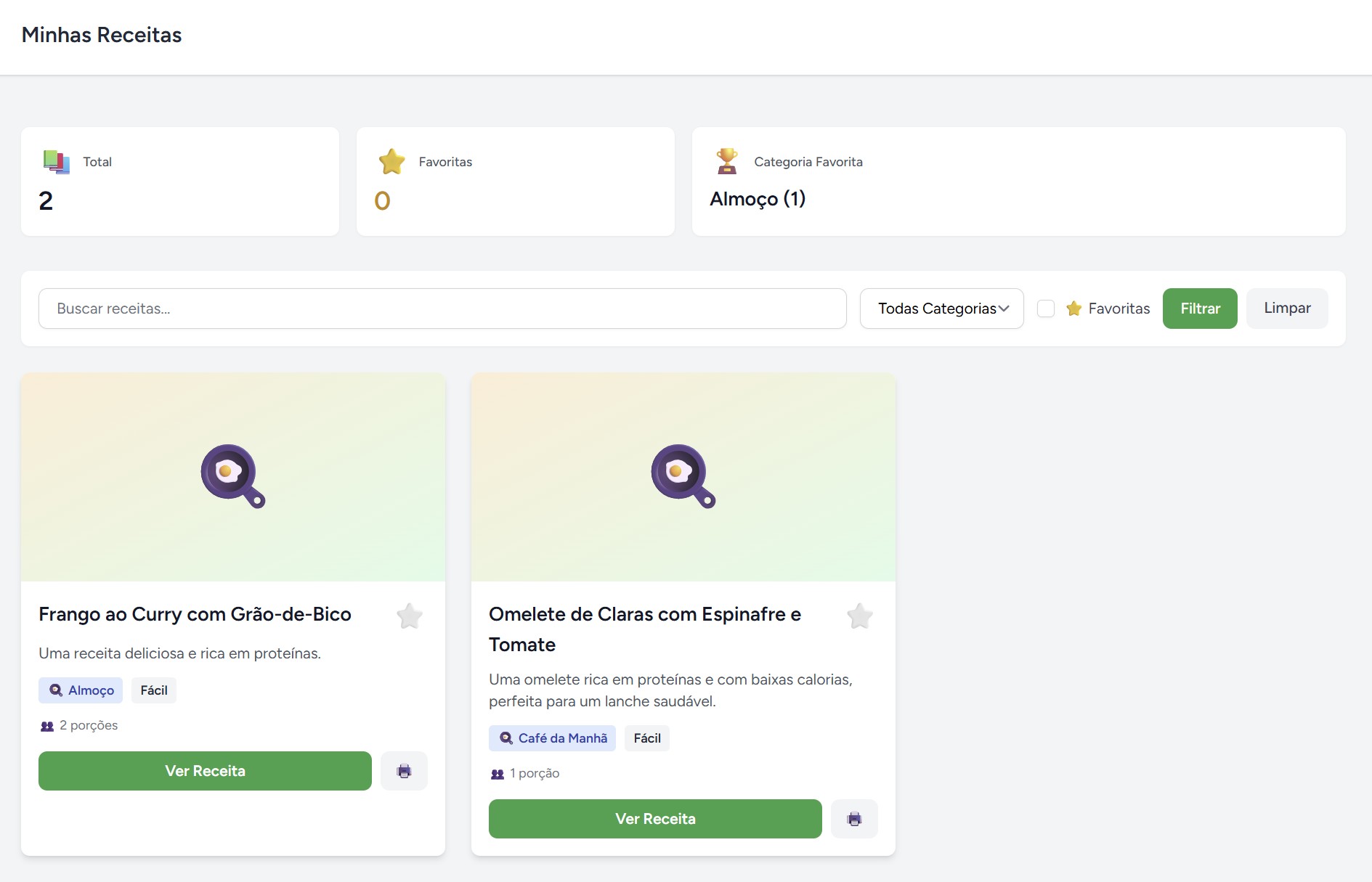 Biblioteca de Receitas